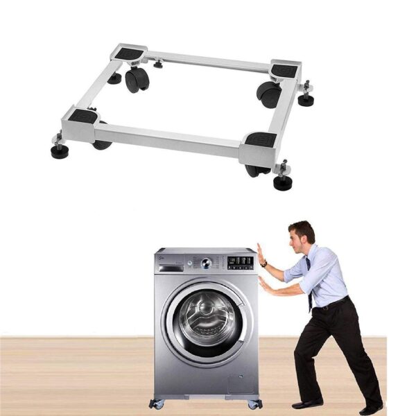 Heavy Duty Adjustable Metal Stand Trolley with Wheels