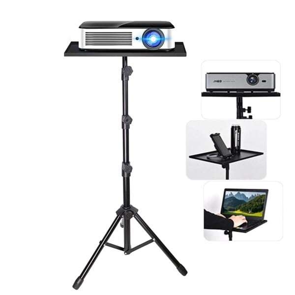 Projector Tripod Stand, Laptop stand, Adjustable Height,