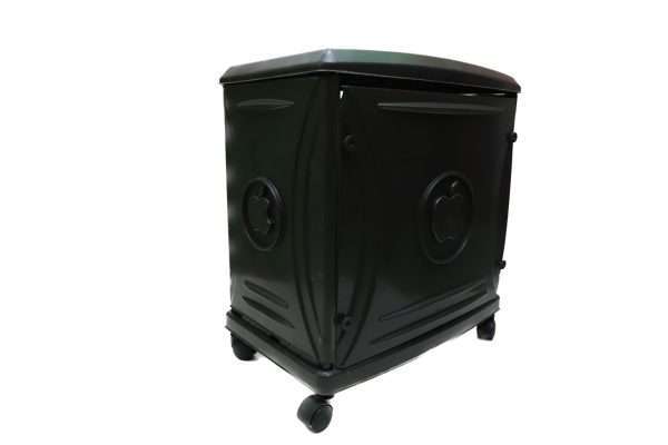 Black Plastic Tall Tubular TT/LT Single Battery Inverter Trolley - Buy Now - Image 5