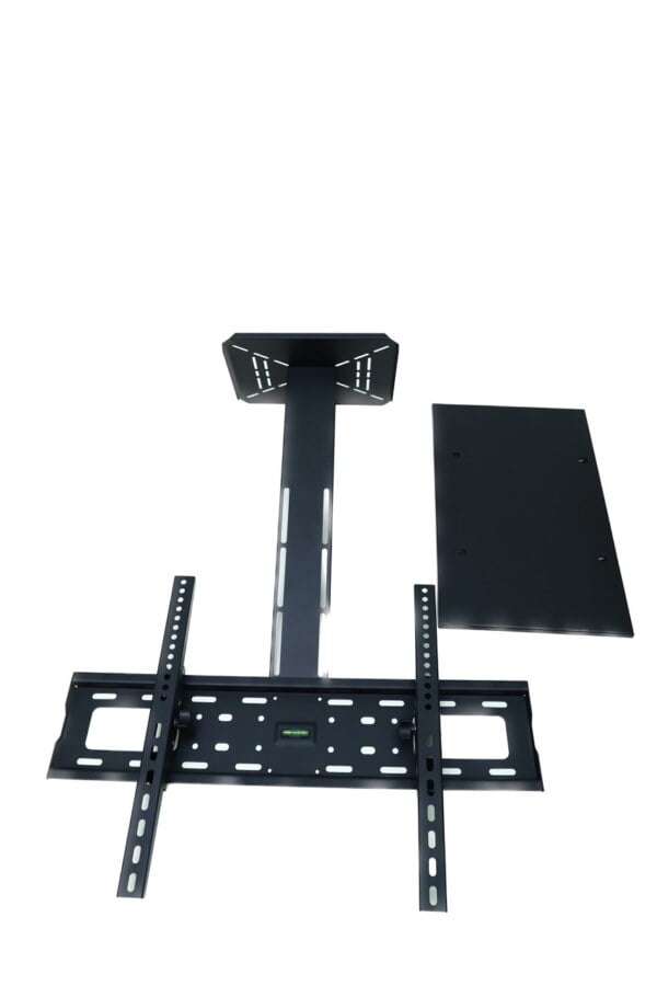 Zigma Floor Stand for TV with Wheels and STB Wall Mount Heavy Duty