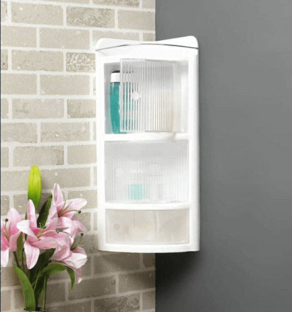Multipurpose Corner Cabinets Storage Shelves Holder Bathroom